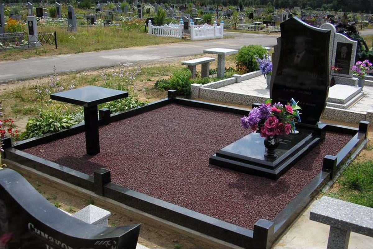 Благоустройство могил захоронений на кладбище низкие цены